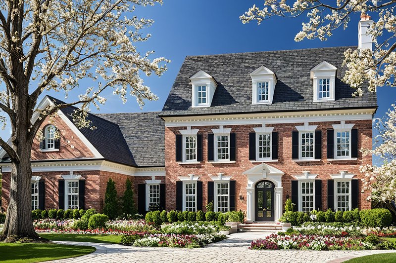 House Plan Design - Photo for Colonial House Plan #137-155 - 4 bed, 4 bath