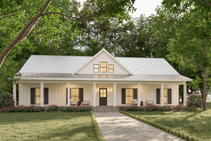 Farmhouse Exterior - Front Elevation Plan #44-281