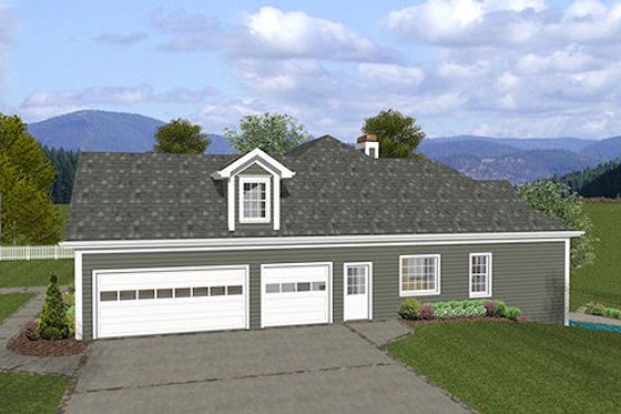 Exterior - Other Elevation for Craftsman House Plan #56-568 - 3 bed, 2.5 bath