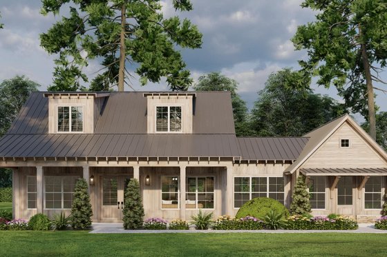 Farmhouse Plan with Sunroom