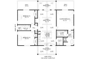 Ranch Style House Plan - 3 Beds 2 Baths 1600 Sq/Ft Plan #932-1318 