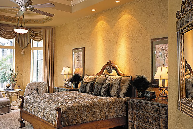 Architectural House Design - Interior - Master Bedroom for Mediterranean House Plan #930-291 - 3 bed, 4 bath