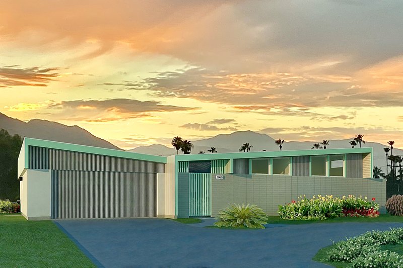 Dream House Plan - Modern Exterior - Front Elevation Plan #489-14