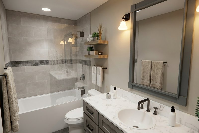 Home Plan - Interior - Bathroom for Craftsman House Plan #51-1545 - 3 bed, 2.5 bath
