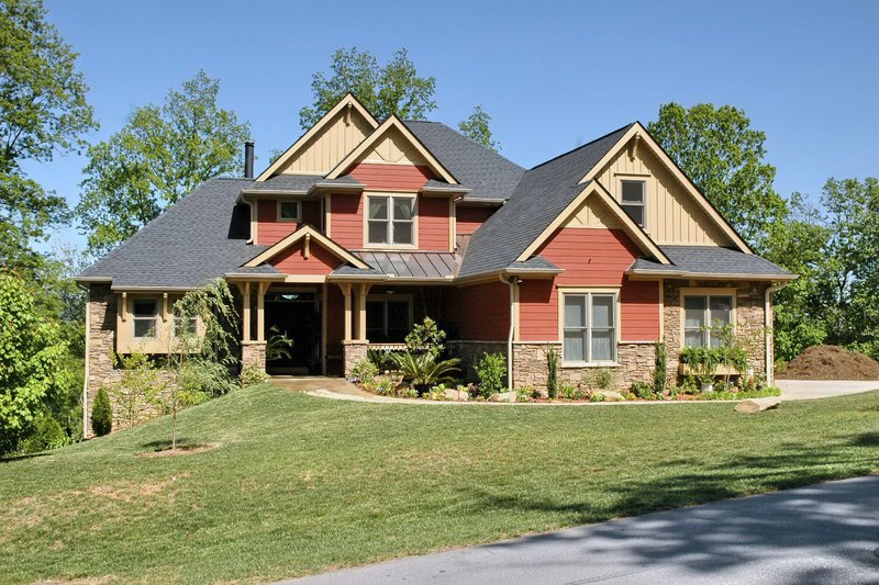 Dream House Plan - Traditional Exterior - Front Elevation Plan #20-1867
