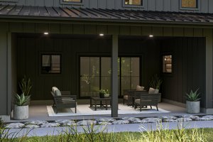 Exterior - Other Elevation 3 for Barndominium House Plan #455-723 - 5 bed, 4 bath