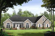 Ranch Style House Plan - 3 Beds 2.5 Baths 1992 Sq/Ft Plan #21-240 