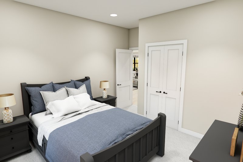House Design - Interior - Bedroom 2 for Farmhouse House Plan #51-1389 - 3 bed, 2.5 bath