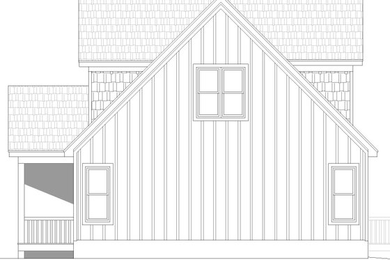 Exterior - Other Elevation 1 for Country House Plan #932-334 - 3 bed, 3 bath