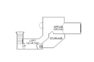 Floor Plan - Upper Floor for Traditional House Plan #5-458 - 7 bed, 4.5 bath