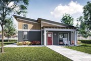 Contemporary Style House Plan - 2 Beds 1 Baths 935 Sq/Ft Plan #924-12 