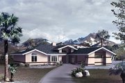 Ranch Style House Plan - 2 Beds 2 Baths 1996 Sq/Ft Plan #57-424 