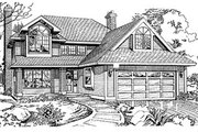 Traditional Style House Plan - 3 Beds 2.5 Baths 1887 Sq/Ft Plan #47-172 