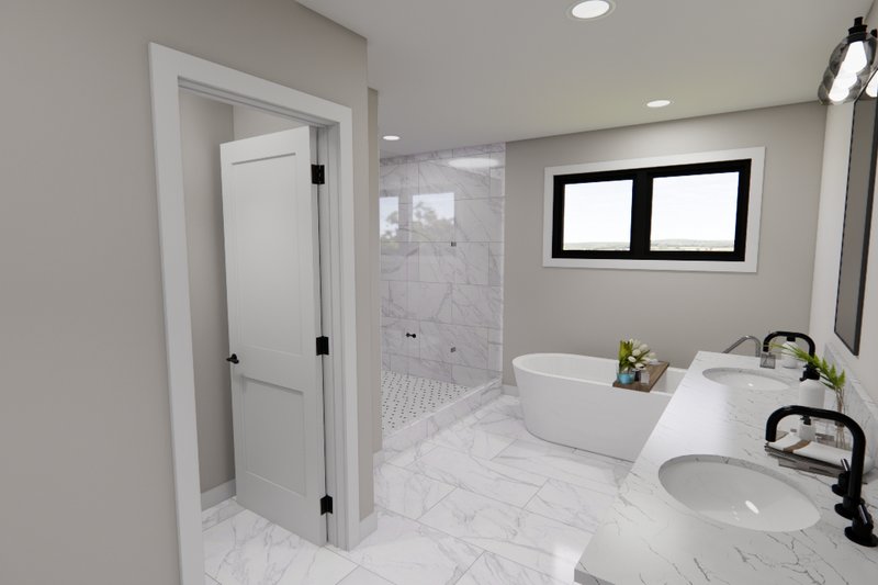 Home Plan - Interior - Master Bathroom for Modern House Plan #51-1281 - 5 bed, 3.5 bath