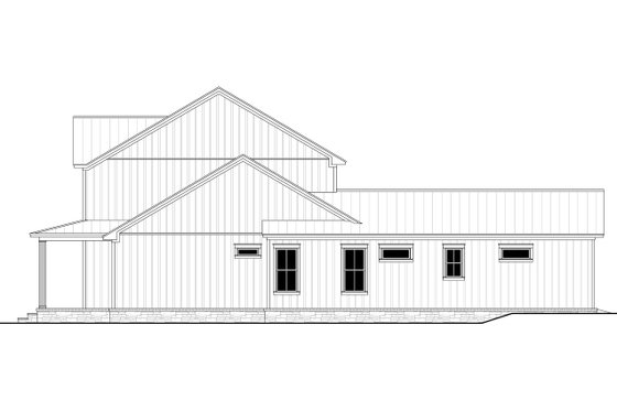 Exterior - Other Elevation 1 for Farmhouse House Plan #430-280 - 4 bed, 3 bath