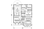 Craftsman Style House Plan - 3 Beds 2 Baths 1499 Sq/Ft Plan #56-704 