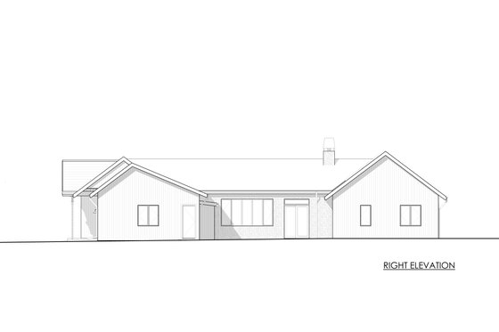 Exterior - Other Elevation for Contemporary House Plan #1042-25 - 4 bed, 4 bath