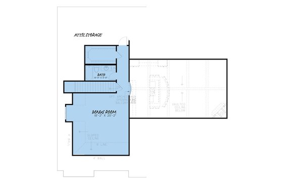 Floor Plan - Upper Floor for Craftsman House Plan #923-148 - 4 bed, 3.5 bath