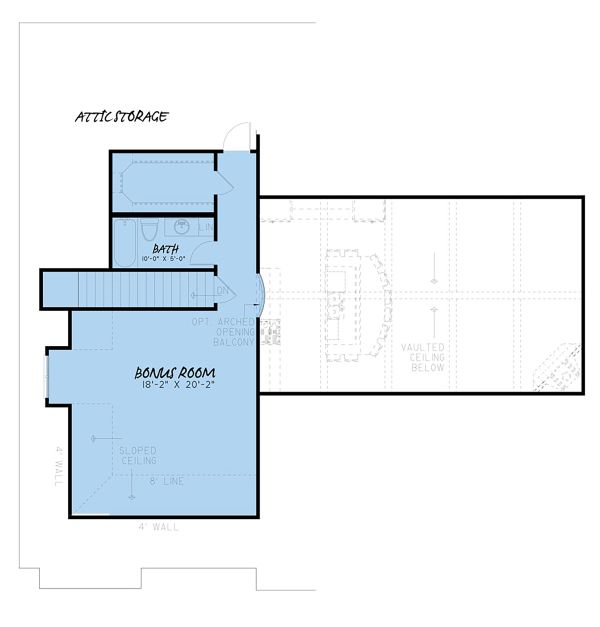 Home Plan - Craftsman Floor Plan - Upper Floor Plan #923-148