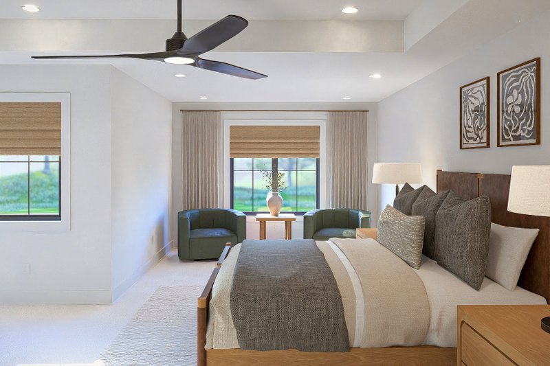 Dream House Plan - Interior - Master Bedroom 1 for Farmhouse House Plan #455-781 - 3 bed, 3 bath