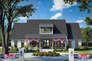 Farmhouse Exterior - Front Elevation Plan #430-366