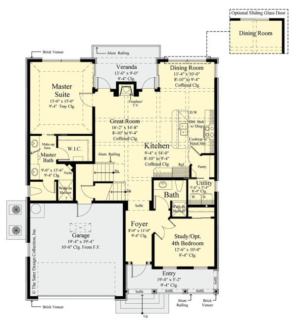 Architectural House Design - Traditional Floor Plan - Main Floor Plan #930-497