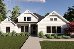 Farmhouse Exterior - Front Elevation Plan #1096-70