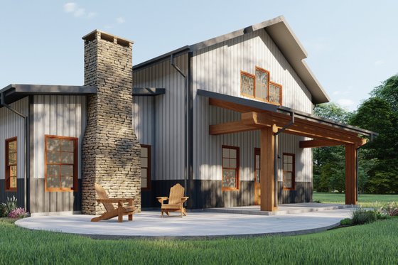 Exterior - Other Elevation 5 for Farmhouse House Plan #1092-5 - 3 bed, 3.5 bath