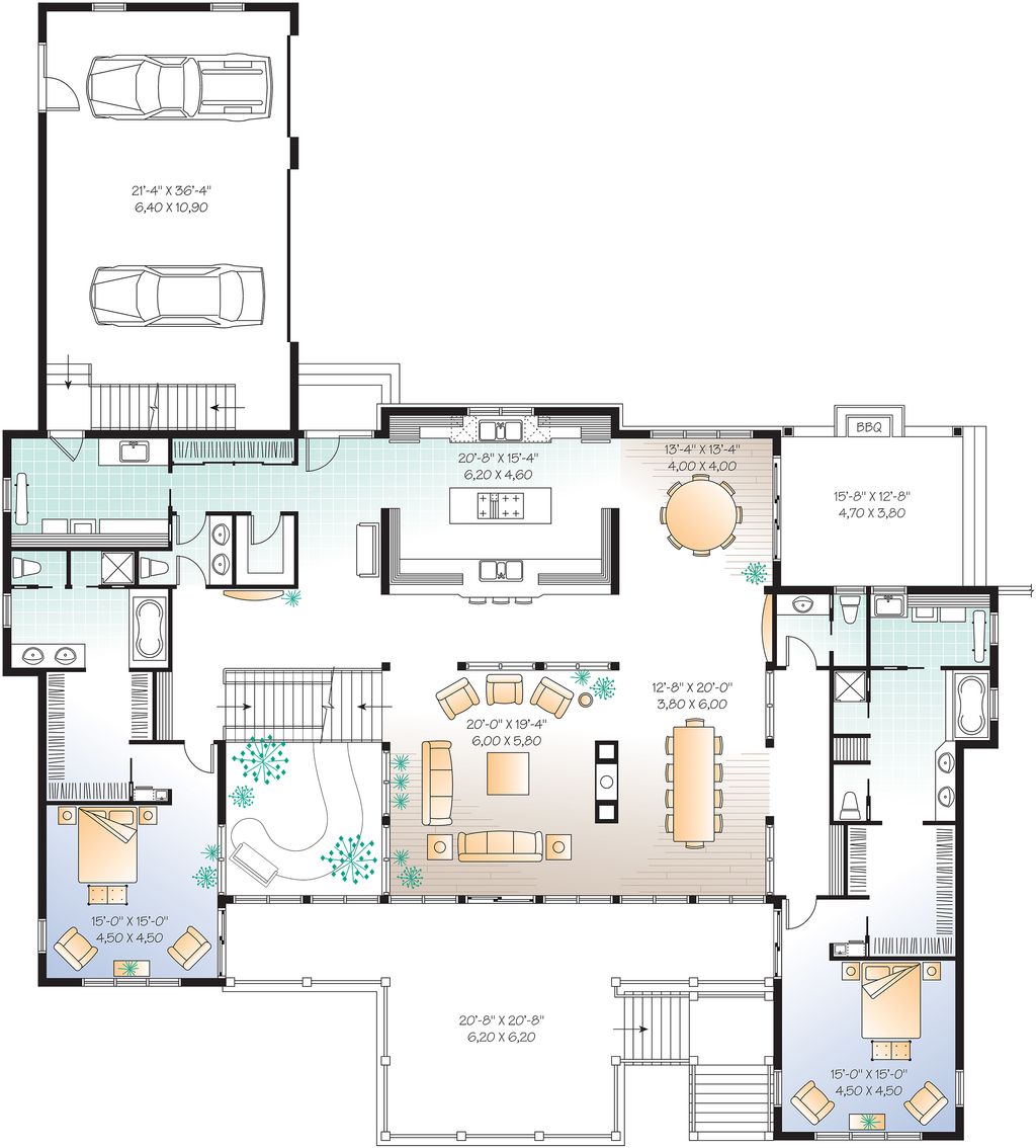 Beach Style House Plan 7 Beds 6 5 Baths 9028 Sq Ft Plan 23 853 Dreamhomesource Com Beach Style House Plan 7 Beds 6 5 Baths 9028 Sq Ft Plan 23 853 Dreamhomesource Com