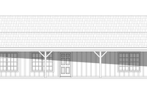 Exterior - Front Elevation 3 for Traditional House Plan #932-518 - 2 bed, 1.5 bath