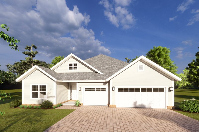 Home Plan - Cottage Exterior - Front Elevation Plan #513-2195