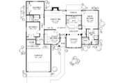 Traditional Style House Plan - 4 Beds 2 Baths 1498 Sq/Ft Plan #80-108 