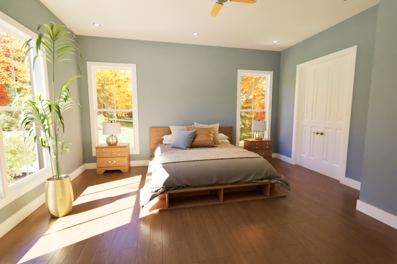 House Design - Interior - Bedroom for Contemporary House Plan #1116-9 - 4 bed, 3.5 bath