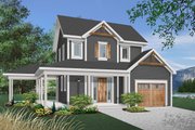 Country Style House Plan - 2 Beds 1.5 Baths 1252 Sq/Ft Plan #23-2164 