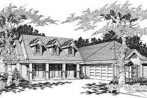 Traditional Exterior - Front Elevation Plan #329-192