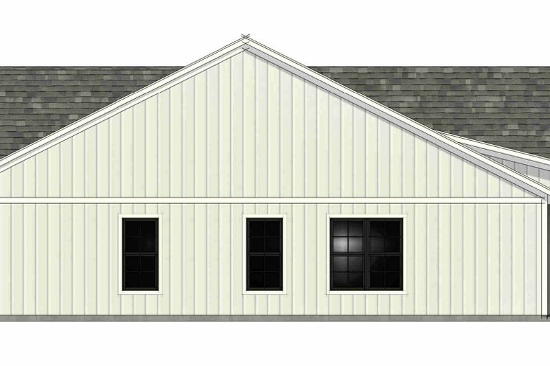 House Blueprint - Exterior - Other Elevation 1 for Craftsman House Plan #1096-192 - 4 bed, 3 bath