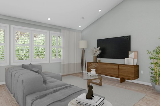 Interior - Family Room 1 for Traditional House Plan #1060-204 - 6 bed, 4 bath