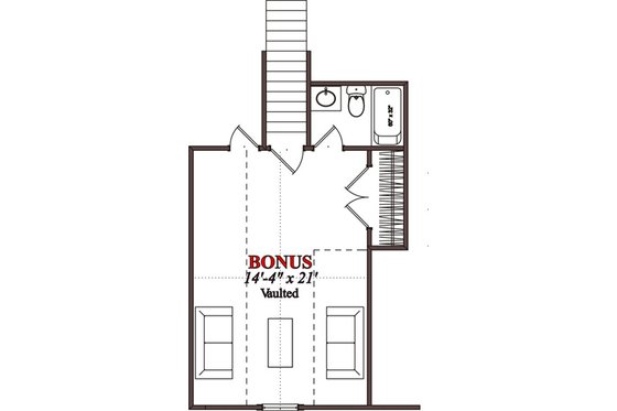 Floor Plan - Other Floor for Traditional House Plan #63-223 - 4 bed, 3 bath
