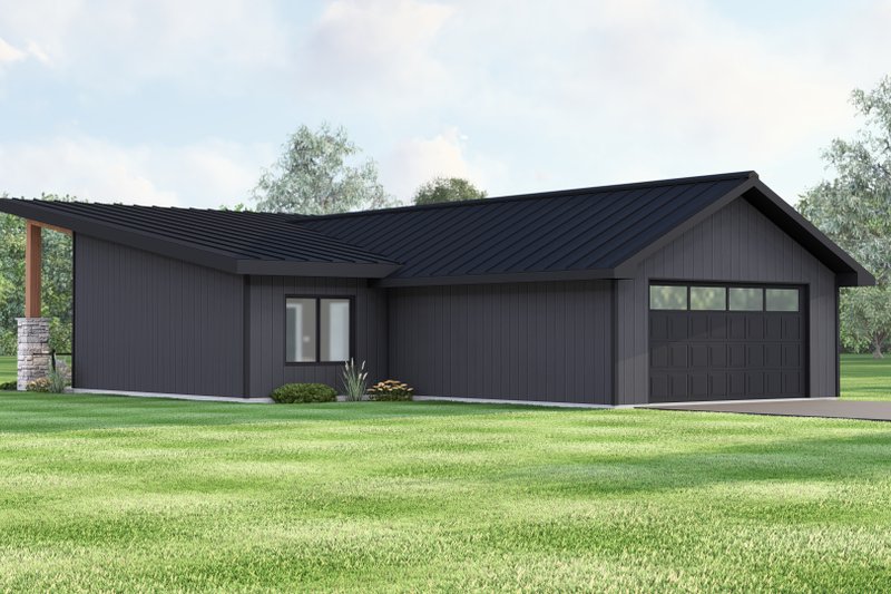 Architectural House Design - Exterior - Other Elevation for Modern House Plan #1064-460 - 2 bed, 2.5 bath