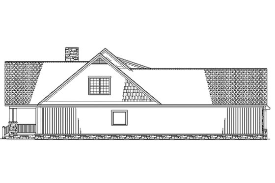 Left Side Elevation  BW