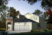 Traditional Style House Plan - 5 Beds 4 Baths 2992 Sq/Ft Plan #1-1096 