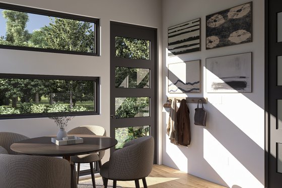 Interior - Entry for Modern House Plan #455-355 - 1 bed, 1 bath