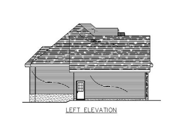 Exterior - Other Elevation for European House Plan #138-312 - 2 bed, 1 bath