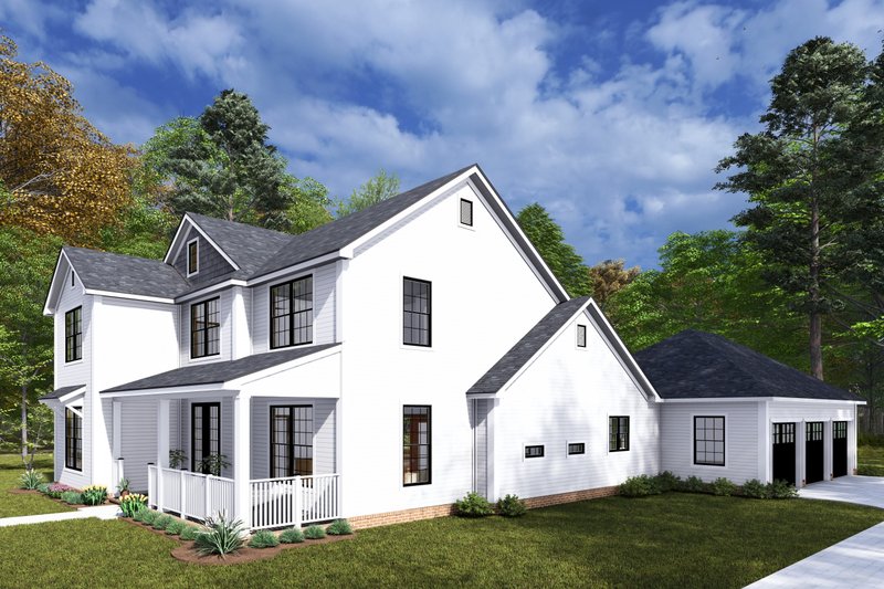 House Blueprint - Exterior - Other Elevation for Farmhouse House Plan #513-2270 - 4 bed, 3.5 bath