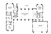 Ranch Style House Plan - 3 Beds 2.5 Baths 2557 Sq/Ft Plan #48-933 