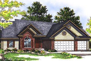 Traditional Exterior - Front Elevation Plan #70-237