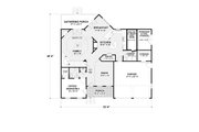 Craftsman Style House Plan - 4 Beds 3 Baths 2504 Sq/Ft Plan #56-641 
