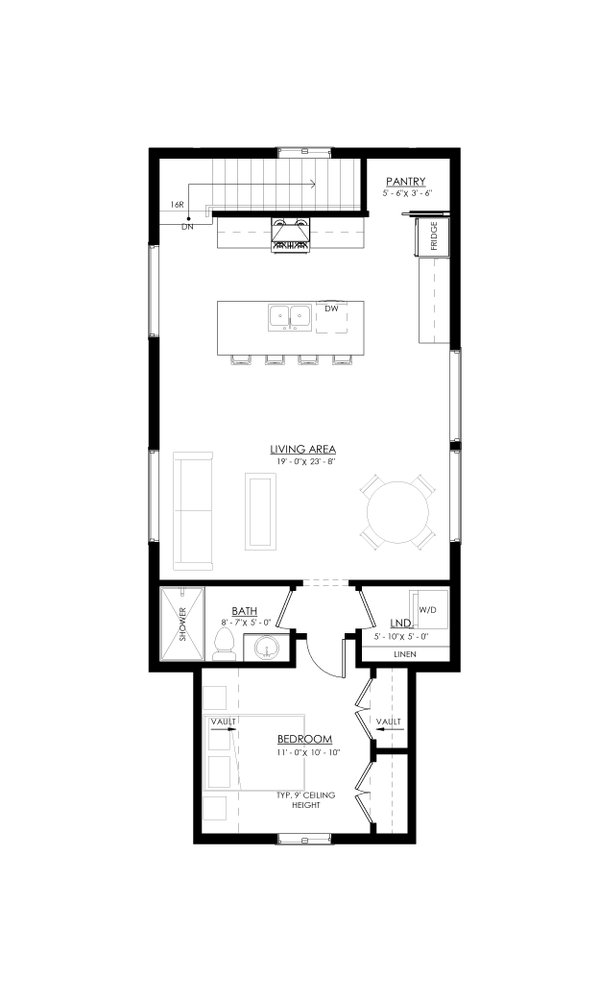 Farmhouse Floor Plan - Upper Floor Plan #1114-55