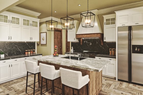 Interior - Kitchen for Craftsman House Plan #54-408 - 3 bed, 2 bath