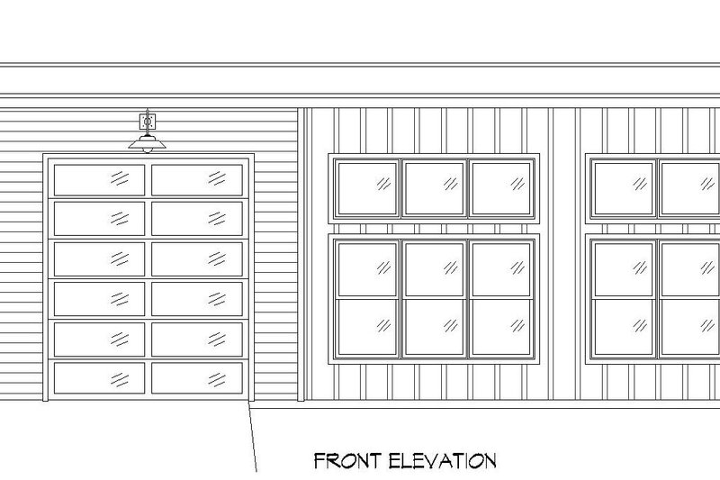House Plan Design - Exterior - Front Elevation 3 for Contemporary House Plan #932-667 - 1 bed, 1 bath
